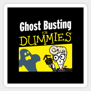 Funny Ghost Retro 80's Movie Paranormal Book Parody Magnet